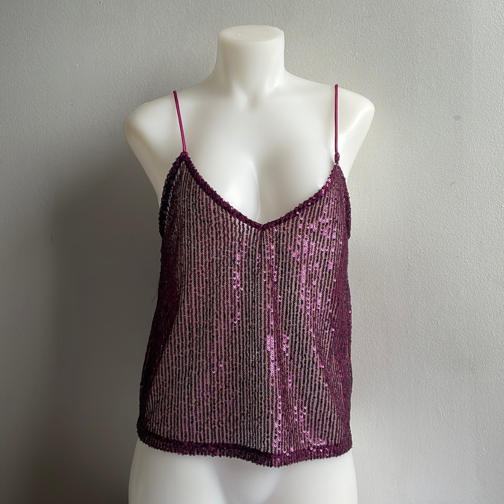 Sequined Zara Tank Top NWT Small